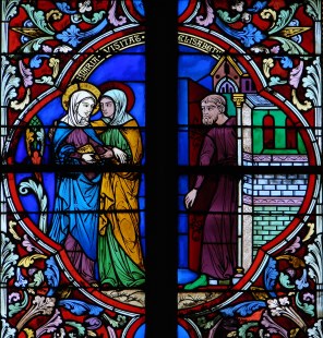 마리아의 엘리사벳 방문_photo by Vassil_in the Cathedral of Saint-Etienne in Meaux_France.jpg